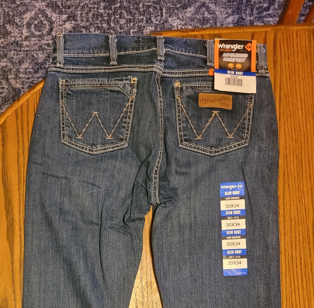 Wrangler Men's Blue Slim Boot Jeans
